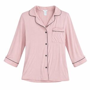 Eberjey Pink Pajama Top Women’s XS Modal Stretch Sleepwear Loungewear